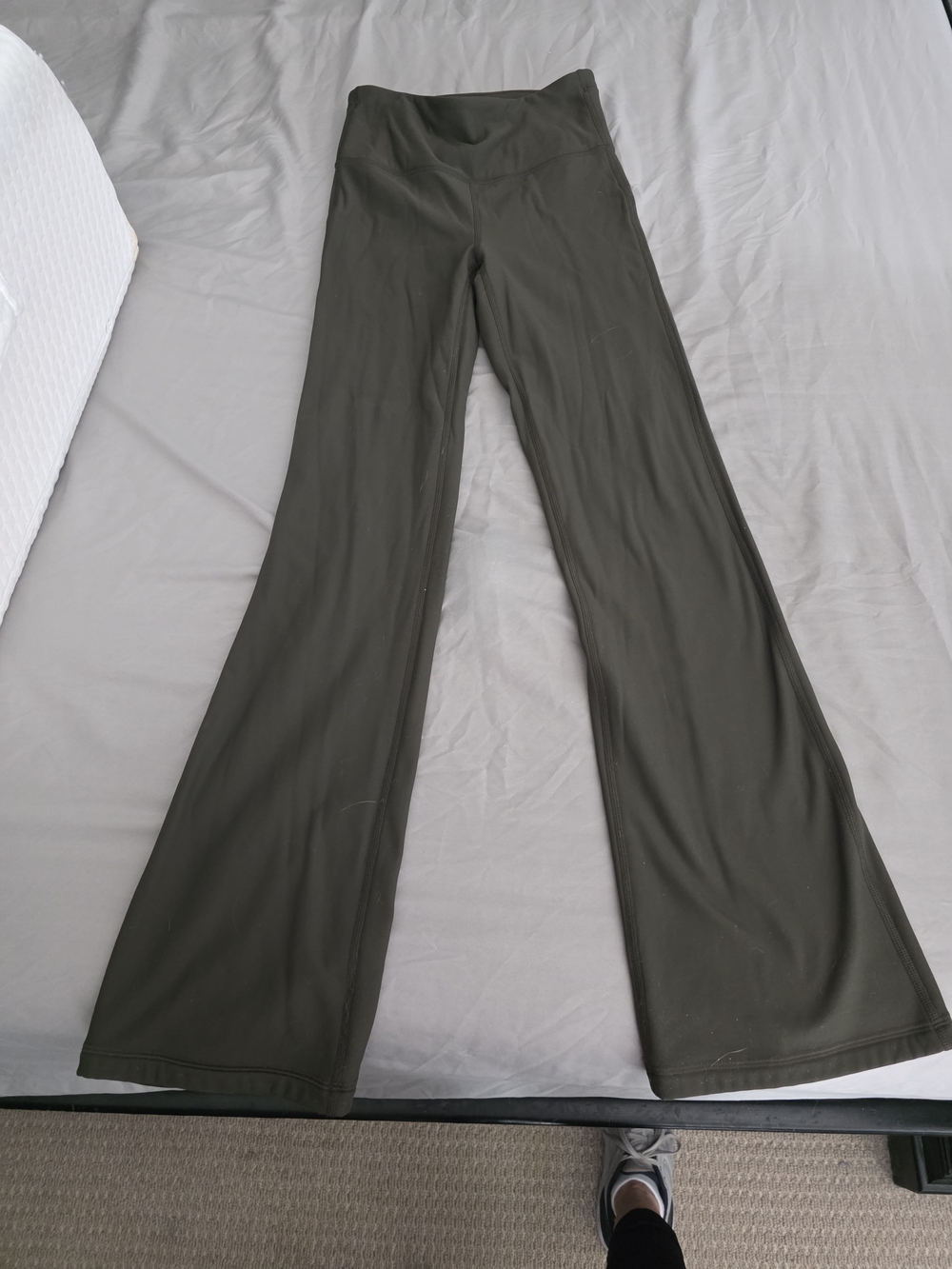 CRZ YOGA Army Green High-Waist Performance Leggings